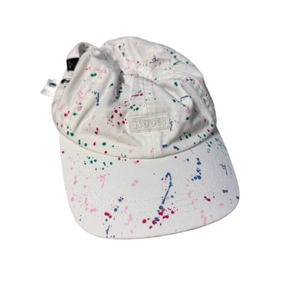 Roots Paint Splatter Ball Cap